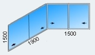 чертеж лоджия лодочка п 44